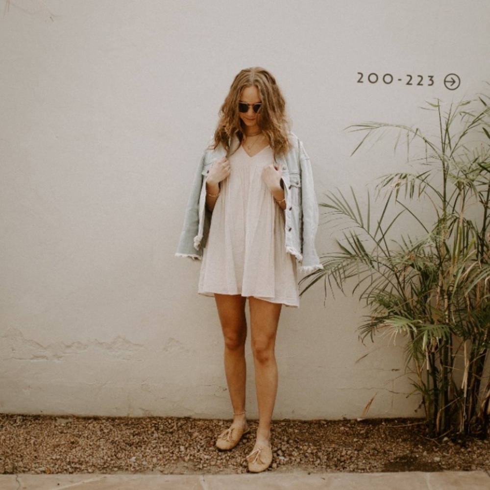 Listicle Babydoll Dress